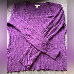 Long Sleeved Purple Sweater!